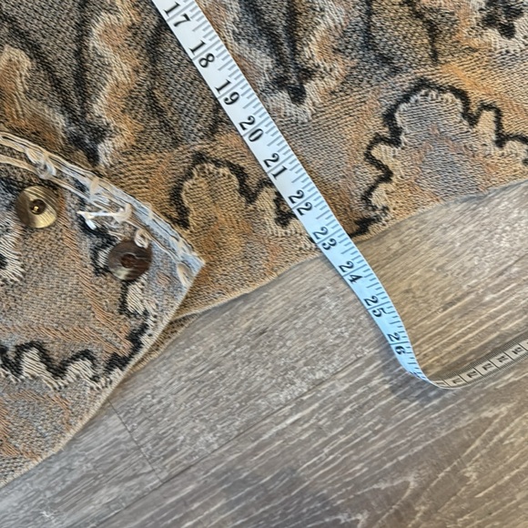 Free People Tan and Black Open Front Butterfly Kimono - Picture 12 of 12